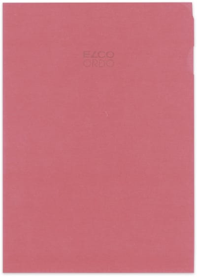 Elco Transparant L-map Papier A4 rood 100 stuks