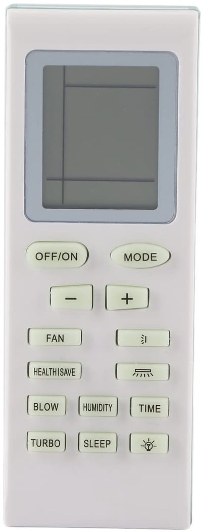 Vt products - Airconditioner Afstandsbediening - Universele Vervanger - Wit - 10m Controle Afstand - Geschikt voor Sanyo - 1PCS