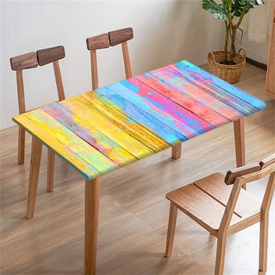 Tafelhoes Rechthoekig - Tafelbeschermer Elastisch - Buiten en Binnen - Sterke Elastische Rand - 122 x 61 cm