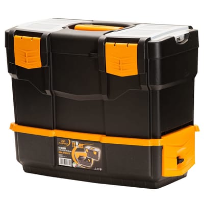 vidaXL - Gereedschapskist - 420x220x340 - mm - polypropeen