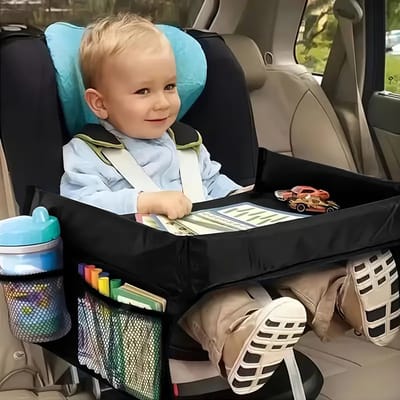 Tekentafeltje voor in de auto - Premium reistafel - tablethouder - drinkbekerhouder