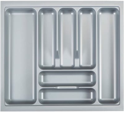 NBAP® Bestekbak 47 Diep - Lade Organizer - Besteklade - Zilver