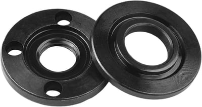Haakse Slijper Moer Set - Flens Moer Gereedschap - Slijpmachine Onderhoud - M14 Draad Compatibel - 40 mm Diameter - Zilverkleurig