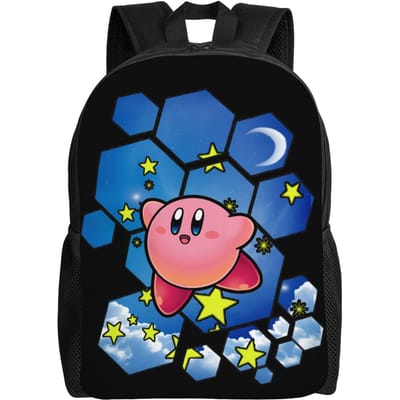 Gepersonaliseerde K-Kirbys Rugzak Mannen Vrouwen Basis Boekentas voor Universiteit School Cartoon Tassen One Size