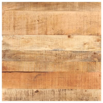 vidaXL - Bistrotafel - vierkant - 80x80x75 - cm - ruw - mangohout