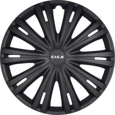 Autostyle Wieldoppen Giga 14 Inch Abs Matzwart Set Van 4