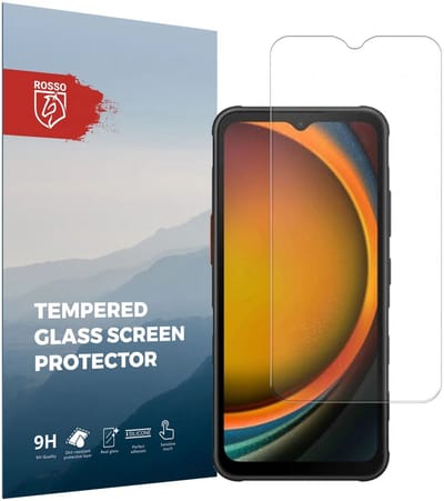 Rosso 9H Tempered Glass Screen Protector Geschikt voor Samsung Galaxy Xcover 7 | Glasplaatje | Beschermlaag | Beschermglas | 9H Hardheid