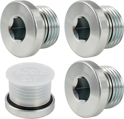 Blind Plug Set - Sluitdoppen Pijp - Leidingen Afsluiten - Gegalvaniseerd Carbon Staal - 1/2 Inch - Zilverkleurig