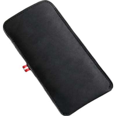 Surface intérieure en velours Sac à lunettes Rectangle à la mode Housse souple pour lunettes Pochette portable en cuir PU pour lunettes Maison/Extérieur noir