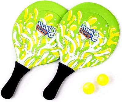 Strandpeddel Set - Neopreen Peddels - Spelen op het strand - Waterdicht Neopreen - Medium - Groen