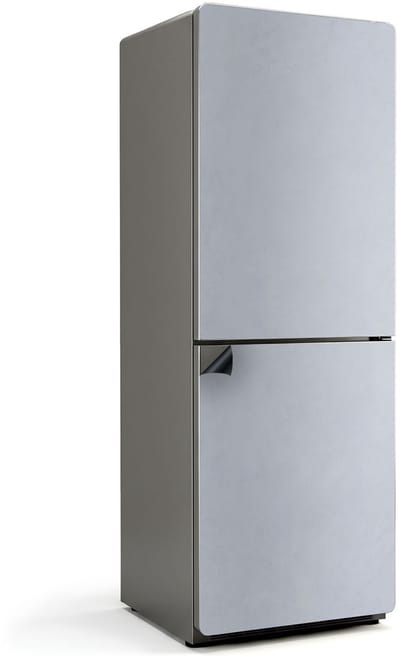 Wallfluent Magnetische Koelkastmat - Lichtblauw Koelkast Magneet Sticker - 70 cm x 190 cm - Lichtblauw Magnetische Koelkastmat - Koelkast Magneet Decoratie - Decoratieve Koelkast Cover Sticker Magneet - Verwijderbare Koelkast Decoratie