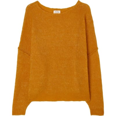 American Vintage Yanbay Pulls Abricot Chine Maat: XS/S | Gebreide Truien Outlet | Dames | Bruin