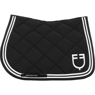 Dubbelgestreepte springsportmat Equestro
