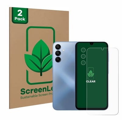 2 Stuks Screenprotector voor Samsung Galaxy A15 5G (Voor+Camera) - Hoogwaardige Beschermfolie transparant