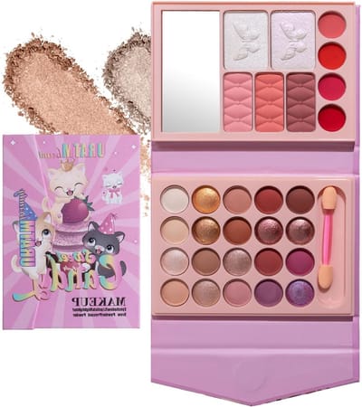 Professionele Make-up Palette met 29 Kleuren, Inclusief Oogschaduw, Blush en Lipstick voor Dagelijks en Feestelijk Gebruik, Perfect voor Contouren en Highlighten