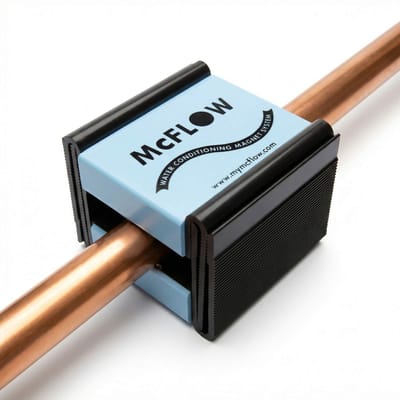 McFLOW Magnetische Waterontharder Alternatief - Antikalk Magneet - Voor alle waterleidingen - Geen onderhoud