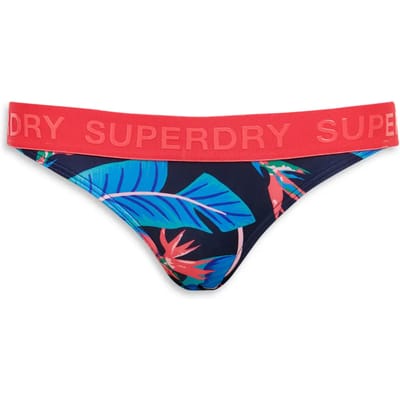 Superdry - Classic bikinibroekje met logo - Dames - Badpakken