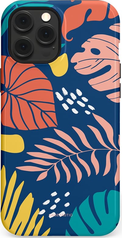 Casetastic Hoesje Geschikt voor Apple iPhone 12 Pro Max Magsafe - Stijlvolle Beschermende Duo-layer Case - Zwoele avond
