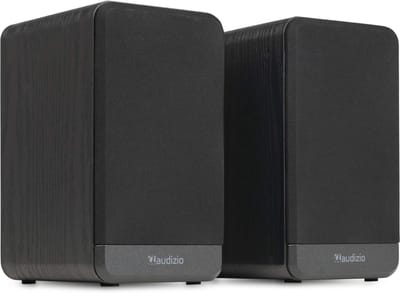 Boekenplank speakers - Audizio BS10 actieve speakerset - HiFi speakers met Bluetooth - 80W - Zwart