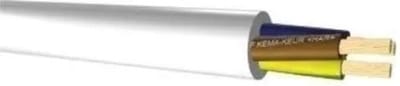 VMVL snoer H05VV-F wit 2 x 1 mm2 rol 100 meter