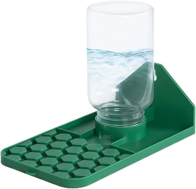 Waterbakje Kleine Dieren - Drinkbakje Terrarium - Dieren Hydrateren - Geleidgeul Ontwerp - 25 x 14.5 cm - Enkel