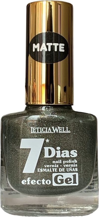 Leticia Well - Nagellak - Matte Shimmer Koel Licht Groen Grijs - 1 flesje met 13 ml inhoud - Nummer 243