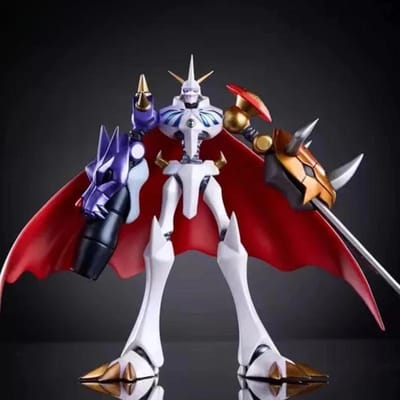 Figurine Anime Digimon Adventure Figurine Gallantmon Figurine d'Action Omegamon Modèle Statue Poupée Collection Décoration Jouets Cadeaux