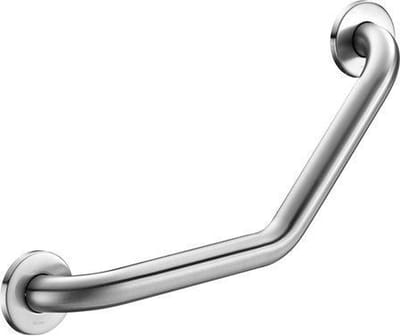 Greep 135° Ø32 220x220 2 bevestigingspunten RVS mat gepol.