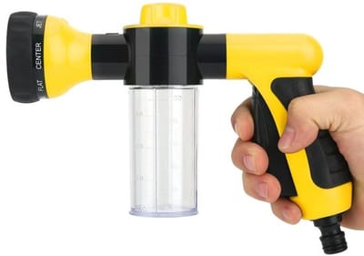 Hogedrukspuit - Auto Schoonmaken - Bespaar Tijd en Energie - Groen (Geel) - Schuimwaterpistool - Ideaal voor Autowassen - 6 Meter Slang