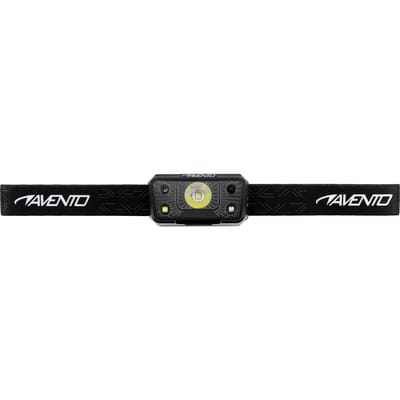 Avento Multi Mode - Hoofdlamp LED met Bewegingssensor - USB Oplaadbaar - Kantelbaar - Zwart/Zilver