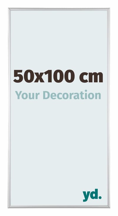 Your Decoration - Fotolijst 50x100 cm - Aluminium - Zilver Mat - Kent