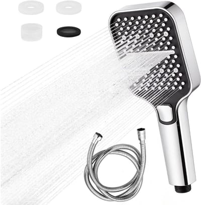 CRLYN® Douchekop met Slang - Doucheset - Waterbesparend - Zilver