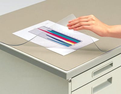 Bureaumat Zacht - Onderlegger Transparant - Bureau Beschermen - Non-transfer Binnenlaag - 233 Kilogram - Doorzichtig