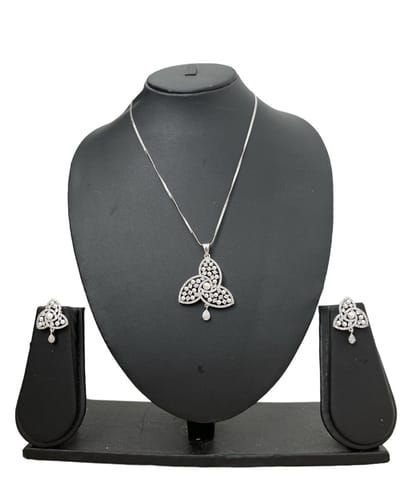 N3 Collecties Mooi Zilverkleur Sieradenset voor Vrouwen