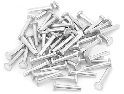Dailygoods- Klinknagels Aluminium 350 Stuks - M4 Klinknagels - Holnieten - Opbergdoos - Corrosiebestendig - Lange levensduur - Popnagels
