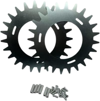 Robotmaaier Accessoires - Grasmaaier Grip - Verbeterde Tractie - Stalen Constructie - 210x2 mm - Zilver
