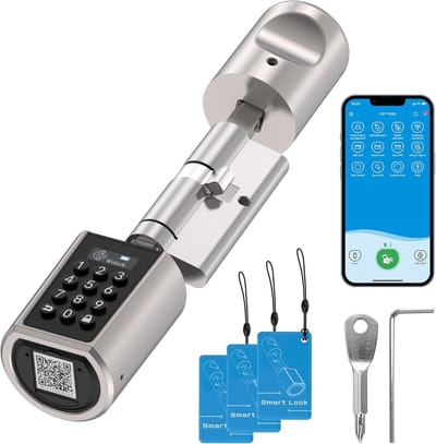 Slim Elektronisch Deurslot met Wifi en Bluetooth - Waterdicht en Energiezuinig