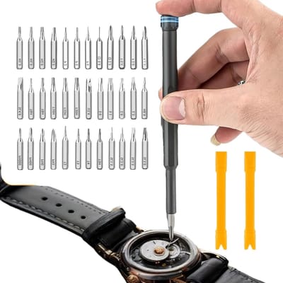 Schroevendraaierset - Precisiegereedschap Reparatiekit - Elektronica Repareren - 41-in-1 Magnetische Bits - Compact Formaat - Zwart
