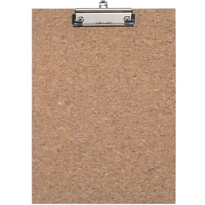Klembord Maulcork, , kurk naturel, A4-formaat, klemcapaciteit 8 mm, met ophangoog