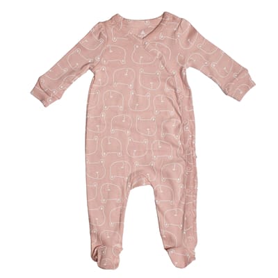 Lange bedrukte romper 737916 voor babymeisjes en jongens