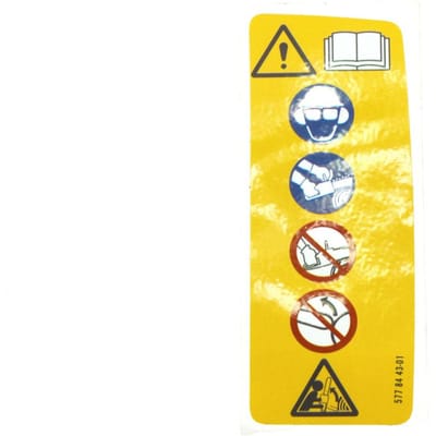 Husqvarna veiligheidssticker div. modell