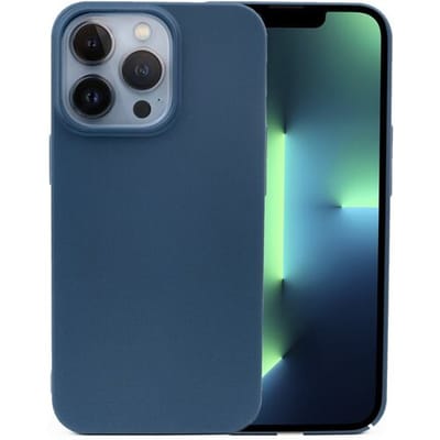 ShieldCase telefoonhoesje geschikt voor Apple iPhone 13 Pro ultra thin case - blauw - Dun hoesje - Ultra dunne case - Backcover hoesje - Shockproof dun hoesje