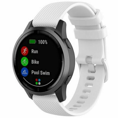 By Qubix - Sportband met motief - Wit - Geschikt voor Xiaomi Redmi Watch 5 Active / Redmi Watch 5 Lite