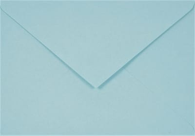 Gladde blauwe enveloppen C6 - 114 x 162 mm - A6 - 25 stuks - NK natgelijmde - 115 gram - Sirio Color - Netuno