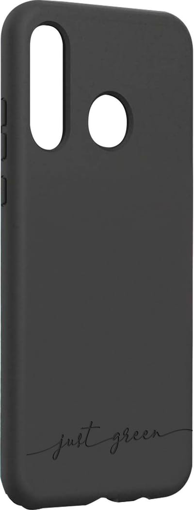 JUST GREEN, Hoesje geschikt voor Huawei P30 Lite - Natura Recyclebaar, Zwart
