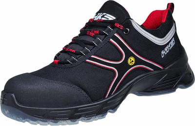 HKS K2 CA S3 werkschoenen - veiligheidsschoenen - safety shoes - heren - breed model - laag model - lichtgewicht - Vegan - zwart - maat 44