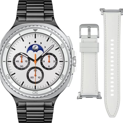 Samsung Special Edition Galaxy Watch 8 CLASSIC Wit/Zwart Staal 46mm