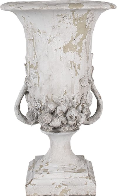 Bloempot voor Binnen – Beige – Decoratieve Pot – Ø 30 cm – Kunststof - Plantenpot - Tuin buiten