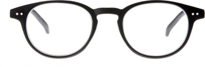 Noci Eyewear YCB003 Boston Leesbril +1.50 - Mat zwart - verend scharnier