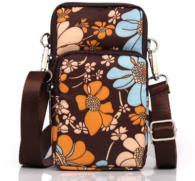 Dailygoods- Schoudertas Dames - Telefoontasje - Crossbody Tas - Nylon - Waterdicht - Lichtgewicht - Duurzaam Ontwerp